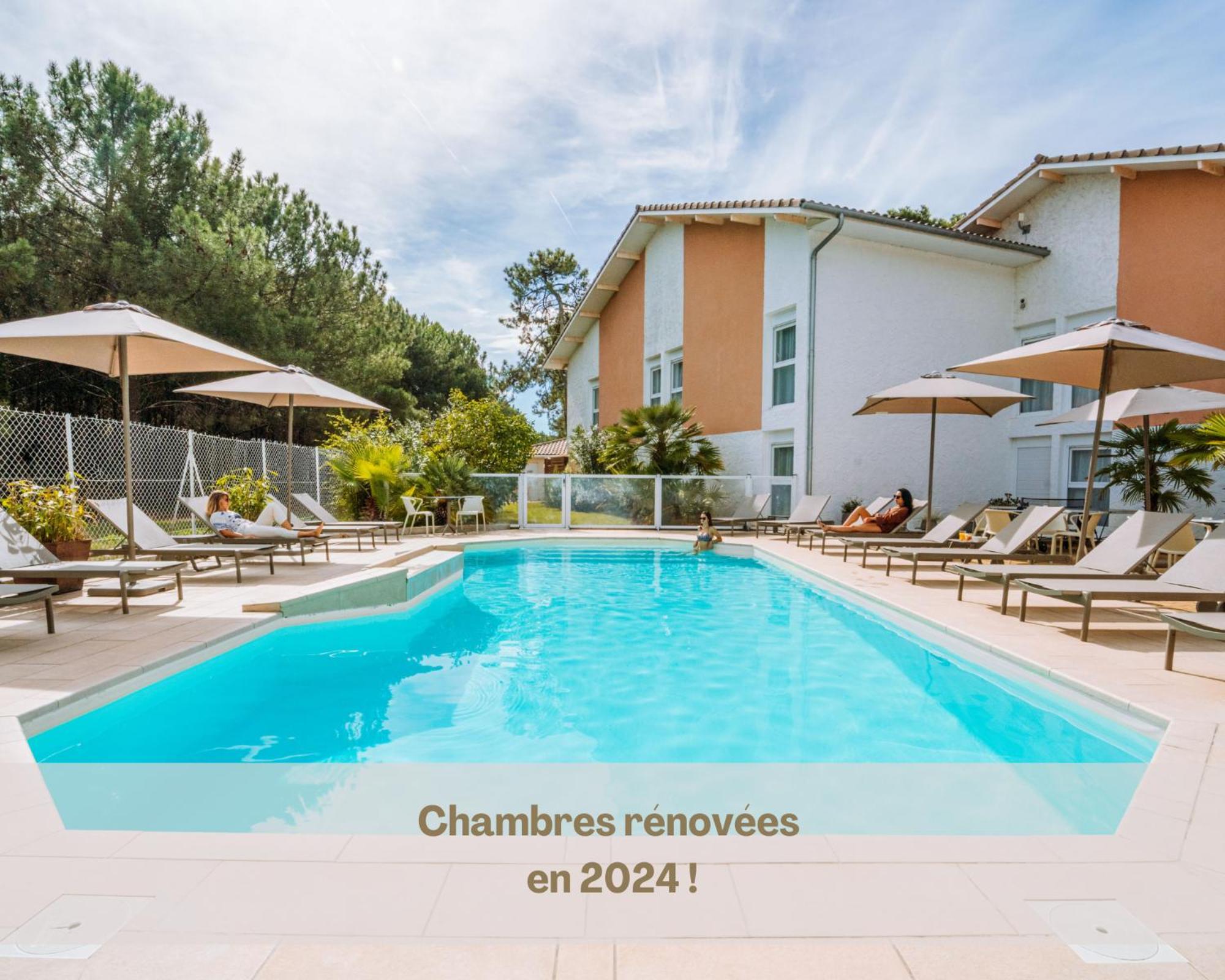 Hotel Restaurant La Forestiere Biscarrosse-Plage Exterior photo